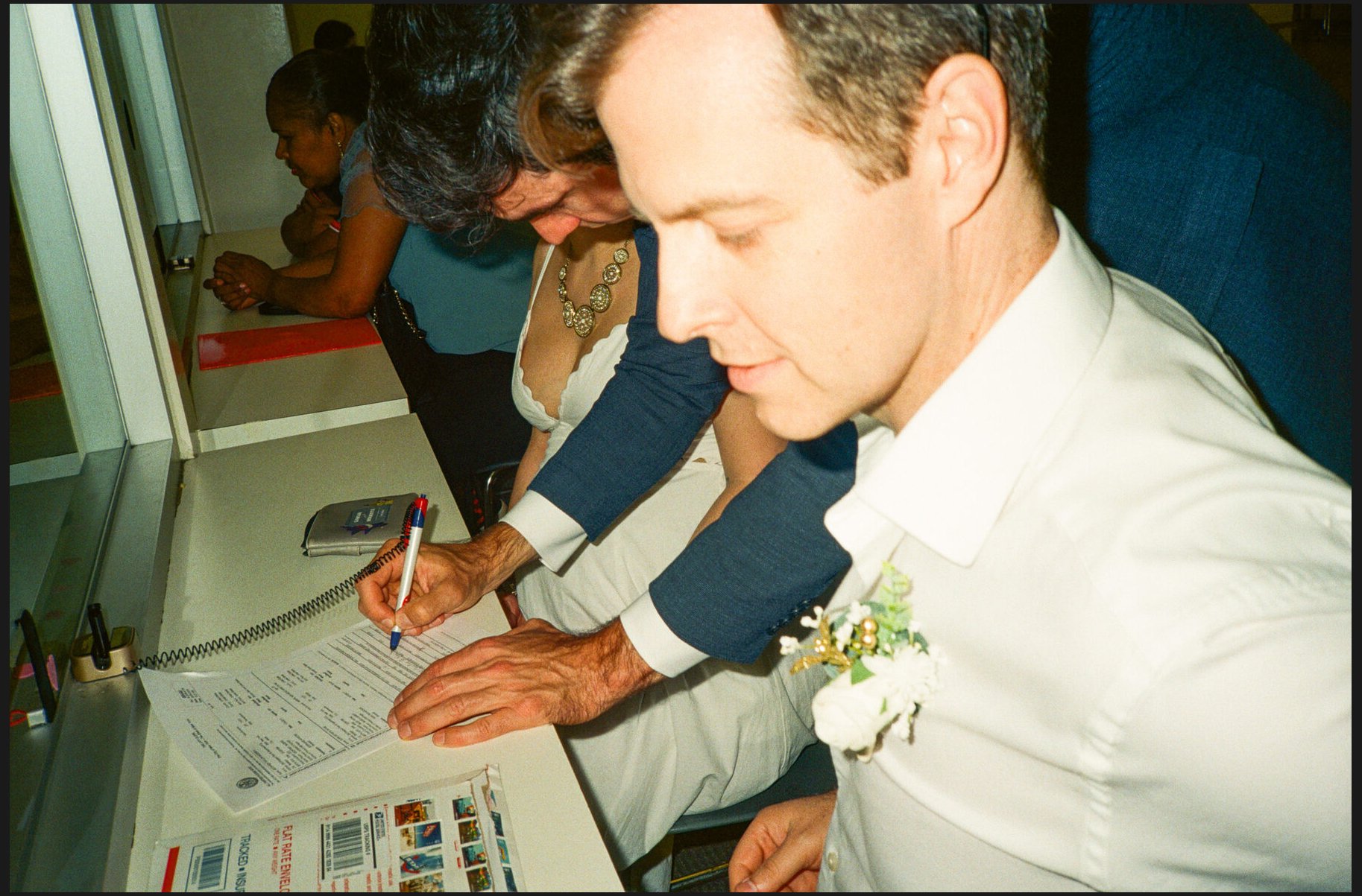 Olli and Geoffrey wedding, captured on film by Lana Dubkova, favorite photo